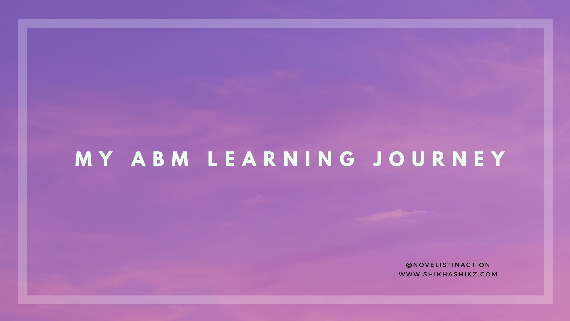 ABM Learning Continued